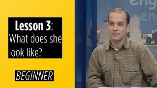 Beginner Levels  Lesson 3 What does she look like [upl. by Brockwell]