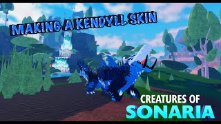 Making a Kendyll Skin  Creatures of Sonaria [upl. by Araek]