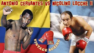 Antonio Cervantes vs Nicolino Locche 2 1080p 60fps [upl. by Nnor849]