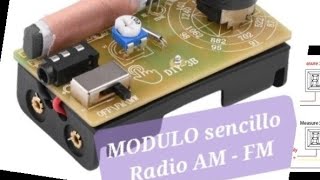 probando modulo sencillo Radio FM Y AM muy práctico para proyectos [upl. by Ettereve]