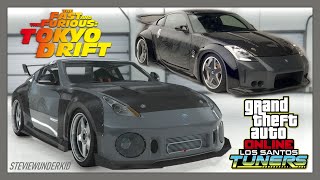 GTA 5 Drift Kings Tokyo Drift Nissan 350z  Annis Euros REPLICA BUILD [upl. by Brunn172]