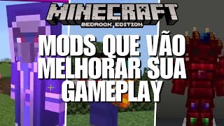 5 ADDONS INDISPENSÁVEIS PARA SEU MINECRAFT BEDROCK 120 [upl. by Hsenid818]