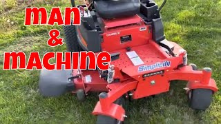 2021 52quot Simplicity Courier XT Zero Turn Mower Review [upl. by Laureen409]