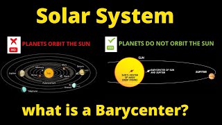 Planets do not Orbit the Sun  What is a Barycenter [upl. by Amle]