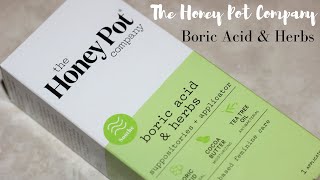 The Honey Pot Company Boric Acid amp Herbs 7 Day Suppositories thehoneypotcompany boricacid [upl. by Noyes283]