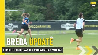 Eerste training van het vrouwenteam van NAC  Breda Update [upl. by Rochkind333]