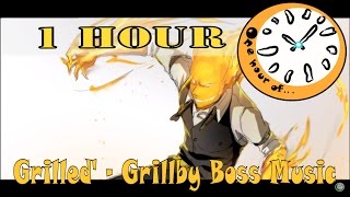 Grilled  Grillby Boss Music  Fanmade Undertale Theme 1 hour  One Hour of [upl. by Hazem]