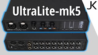 MOTU UltraLitemk5 Audio Interface  REVIEW audio performance tested [upl. by Gaither675]