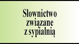 Angielski od zera  słownictwo związane z sypialnią [upl. by Pollitt880]