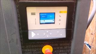 How to reset Atlas Copco Electric Air Compressor [upl. by Tanitansy]