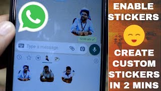 Sticker Maker For Whatsapp  How to Create Whatsapp Sticker from Custom Images [upl. by Alberic]