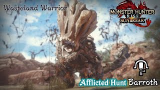 Monster Hunter Rise Afflicted Barroth Hunt LBG [upl. by Ahsek]