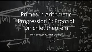 Analytic number theory  prove Dirichlet theorem 2 reduction to L function [upl. by Fulviah]