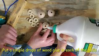 How to Make Wood Baby Rattles  Easy DIY Baby Toys [upl. by Tarrsus]