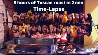 5 ore di preparazione di un arrosto toscano in 2 minuti  TimeLapse [upl. by Iden]