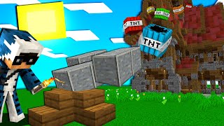 SUPER CANNONE DI TNT vs CASA DI MINECRAFT  ITA [upl. by Wershba167]