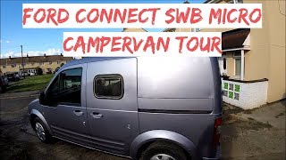 Ford Connect SWB Micro Campervan Conversion Tour [upl. by Baily920]