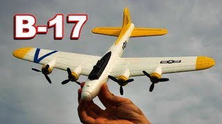 Mini B17 Bomber RC Plane  TheRcSaylors [upl. by Karilla]