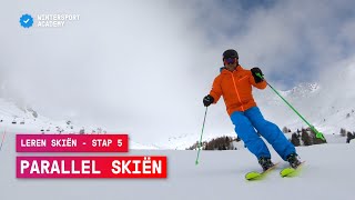 Leren skiën stap 5 Parallel skiën  Wintersport tips [upl. by Ingra]