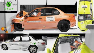 Hirochi Sunburst Airbags Crash Test NCAP  BeamNGdrive [upl. by Drake]