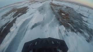 i got stuck in snow while on my atv [upl. by Eimmac]