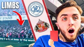 AWAY LIMBS FIGHTS AND RED CARD AS SUNDERLAND COMEBACK QPR 13 Sunderland Matchday Vlog [upl. by Siulegroj]