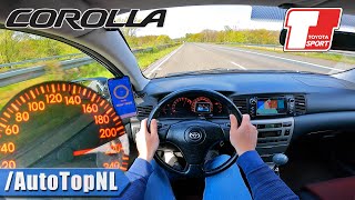 Toyota Corolla T Sport 8000RPM on AUTOBAHN by AutoTopNL [upl. by Jarrod]