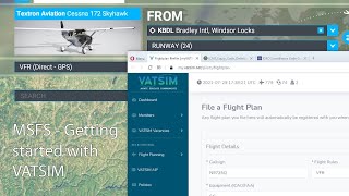 MSFS Getting started with VATSIM [upl. by Ireland895]