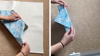 How To Wrap A Gift Without Tape [upl. by Niawd]