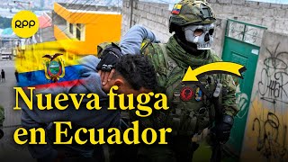 🚨🇪🇨 Nueva fuga de presos sacude al Ecuador  Rpp desde Guayaquil [upl. by Bowes]