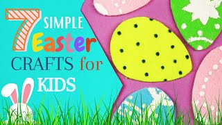 EASY EASTER CRAFTS FOR KIDS  7 COOL EASTER CRAFTS for KIDS [upl. by Cotsen188]