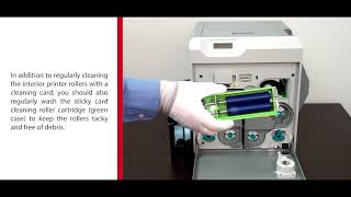 Matica how To Step 4 Cleaning Your XID8300 Printer [upl. by Marina]