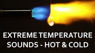 Extreme Temperature Sound Effects  Insanely Hot and Freezing Cold Sounds [upl. by Saxela103]