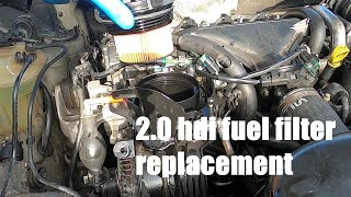 20 HDI fuel filter replacement [upl. by Cockburn123]