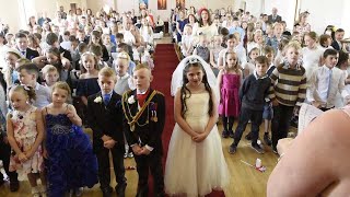 School Kids Perform Their Own Royal Wedding [upl. by Baron]