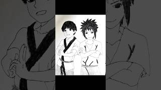 How to draw Madara and Hashirama🥰😍  Friendship shorts youtubeshorts madara hashirama art [upl. by Anirehtac31]