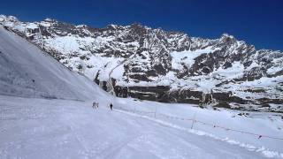 IT  BreuilCervinia  Ventina ski run [upl. by Anaes]