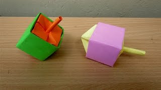 How to Make a Paper Dreidel  Easy Tutorials [upl. by Zrike436]