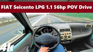 Fiat Seicento 2005 11 56hp POV DRIVE amp Acceleration  50th Limited Edition  Walkaround  4K 12 [upl. by Hock327]