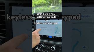 2024 Ford F 150  How do I get the code for keyless entry keypad shorts [upl. by Ecirad816]