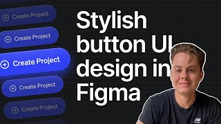 Figma Tutorial Stylish Skeuomorphic Button Design [upl. by Annaerda]