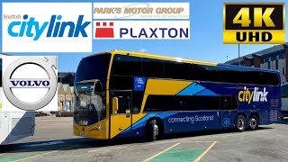 Scottish Citylink M92 Dundee to Edinburgh Plaxton Panorama Bodied Volvo B11RLET Coach HSK660 [upl. by Mansoor]