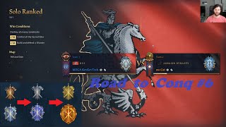 Road to Conqueror with random civs No6  AoE 4  Rus vs Abbasid [upl. by Ahseiyk]