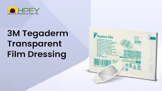 3M Tegaderm Transparent Film Dressing Application and Removal Video [upl. by Essilem]