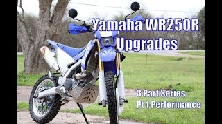 Yamaha WR250R Performance Upgrades [upl. by Nahtal]