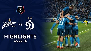 Highlights Zenit vs Dynamo 30  RPL 201920 [upl. by Bernetta630]