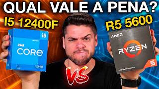 RYZEN 5 5600 vs CORE i5 12400F QUAL deles é pra VOCÊ TESTES em JOGOS DESEMPENHO PREÇO e CONSUMO [upl. by Alain]