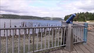 NB Amtrak Passenger Train Moves Thru Steilacoom WA [upl. by Ross209]