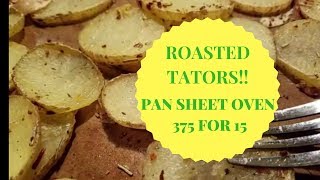 15 MIN SHEET PAN OVEN ROASTED POTATOES TATORS SIMPLE QUICK TASTY WITH TIPS  GO MAKE IT  no recipe [upl. by Eelamme339]