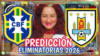 Brasil Vs Uruguay eliminatorias Sudamericana prediccionesdeportivas pronosticos predicciones [upl. by Casar]